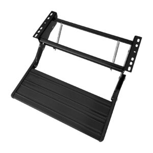 Caravan step - BLACK Single manual bolt on