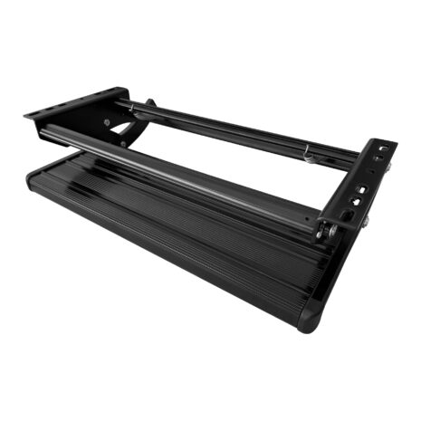 Caravan step - A BLACK Single manual bolt on