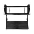 Caravan step - black single manual bolt on