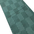 A GREEN 3m x 2.5m Caravan RV Motor home Annex Matting Floor Mat with a checkered pattern.