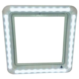 A 12 volt LED Light Surround with Switch on a white background.