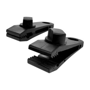 Two Tarp and Matting Clips (4 pack) on a white background.