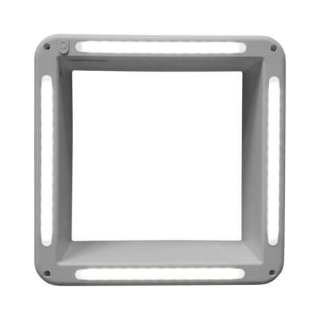 A TRA LED light Garnish with built in Switch frame with a light on it.