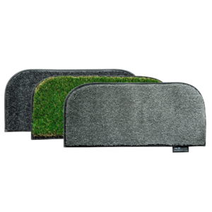 Faux Grass Entry Step Mat With Rounded Top